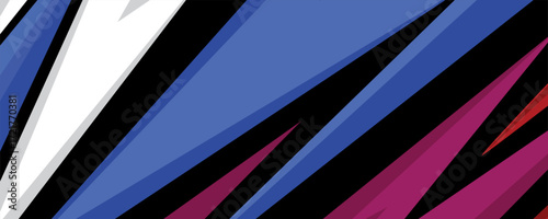 Stylish multicolor sports banner background design.