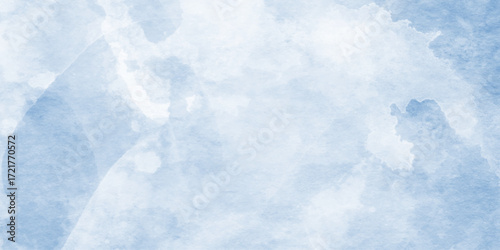 The soft blue watercolor background, blue sky in grunge style,blue sky with clouds. Light sky blue shades watercolor background, grunge blue background, with subtle gradients and textures.
