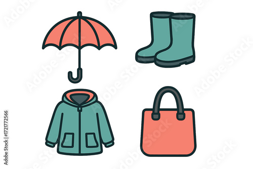 Rainy day essentials for staying dry and stylish during wet weather in autumn