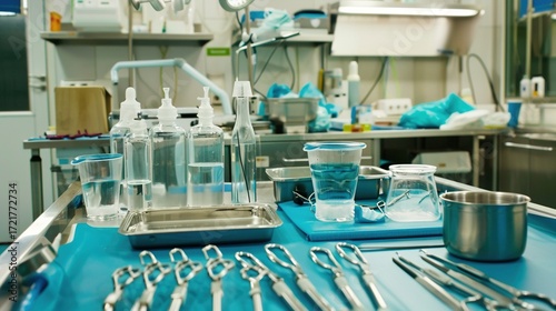 Surgical Medical Equipment Pictures，showcase a wide array of surgical medical equipment，ideal for medical training materials, hospital brochures, or highlighting the latest in surgical technology.