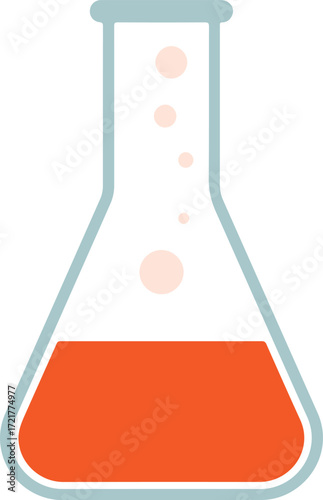 Scientific Beaker Color Vector Design