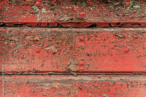 Wallpaper Mural Old wooden texture with peeling paint. Wooden vintage background Torontodigital.ca