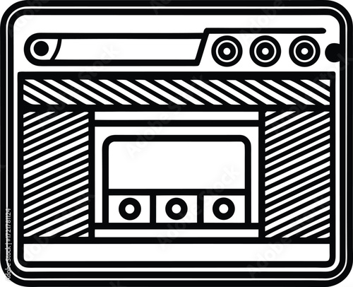 Abstract geometric pattern featuring intersecting lines and shapes in modern design isolated on transparent background