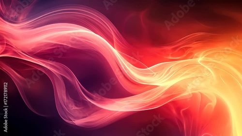 Abstract Red and Orange Energy.