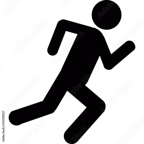 running man silhouette