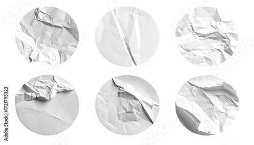 Crumpled paper circles (1)