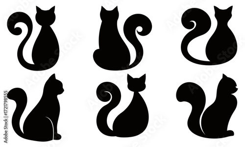Cat Silhouettes Set