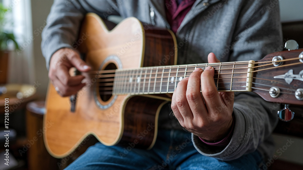 Obraz premium guitar in hand