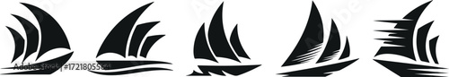 Boat logo symbol Vector Art, Icons, and Graphics for designers
