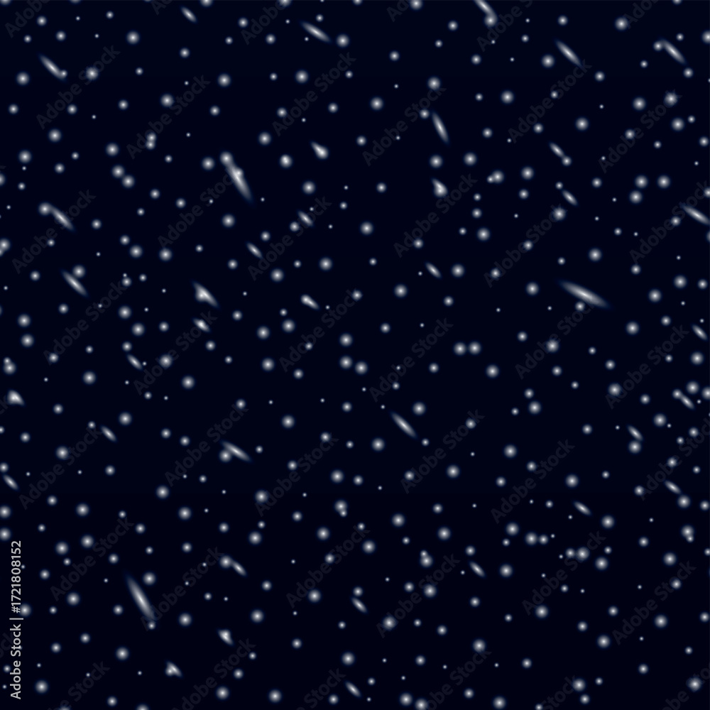 Fototapeta premium White falling snow on transparent background
