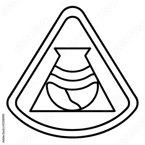 Sonogram Scan Symbol Outline Vector