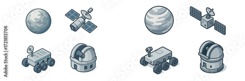 Exploration of planets and space technology through satellite and rover designs