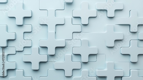 Modular smart home design wall joint, interlocking pieces, seamless connection, transforming structure.  