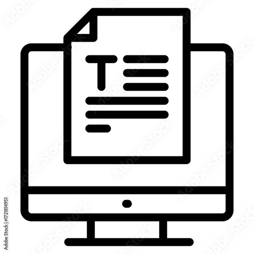 Article icon vector illustration