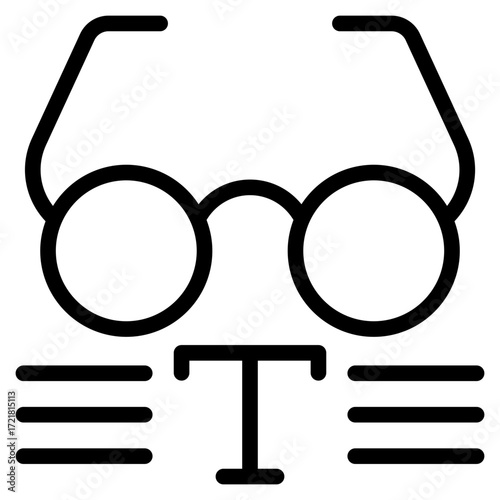 Glases icon vector illustration
