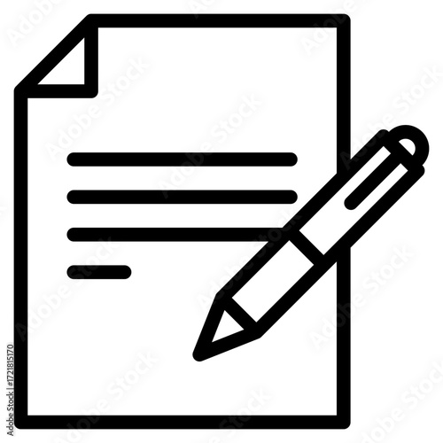 Writing icon vector illustration