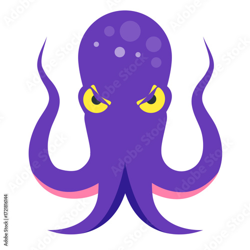 Vector image of an Octopus