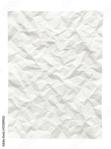 Creased crumpled paper texture.