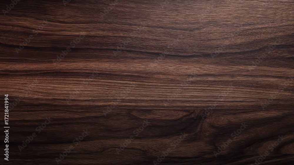 Fototapeta premium Rich Dark Walnut Wood Texture Background for Design Projects