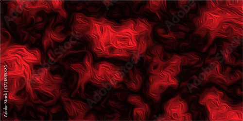 An artistic red blood cell pattern with abstract texture creates a striking illustration design and wallpaper for biology or a vintage valentine card. retro, grunge, fire, heart, floral