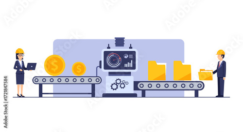 Data Monetization and Workflow Automation: Converting Data into Dollars with Engineering Teams and Business Analytics in an Automated Conveyor Process