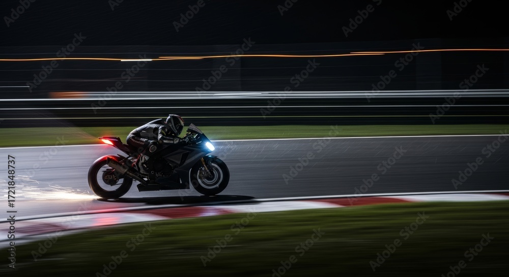 Fototapeta premium superbike racing