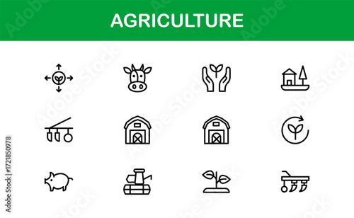 Flat and Outline Warning and Alert Icons Set. Includes danger marks, hazard alerts, and caution notifications in a professional modern style for digital projects.