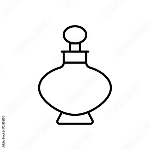 Иллюстрация, на которой изображена черная иконка макияжа и атрибутов салона красоты, на белом фоне