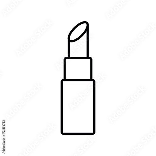 
An illustration of a black icon of makeup and beauty salon supplies on a white background