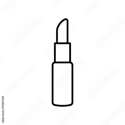 
An illustration of a black icon of makeup and beauty salon supplies on a white background