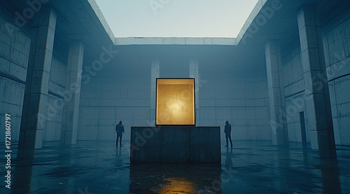 interior of a modern building