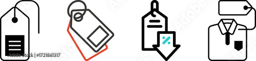 Sale Tag Vector collections , Dollar Sale Tag, Blank Tag, Stock Sale Tag, Outline Tag, Fill Tag, Sale Tag Icon, Price Tag Label, Shopping Tag Design, Offer Tag Mockup, Deal Tag Collection,