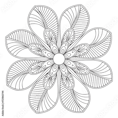 Magical Mandala Coloring Pages for adults and kids 