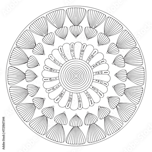Creative Mandala Artworks for adults and kids 