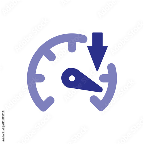 accelerate icons. simple colored vector