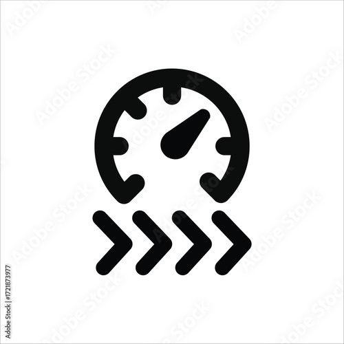rapid icons. simple solid vector