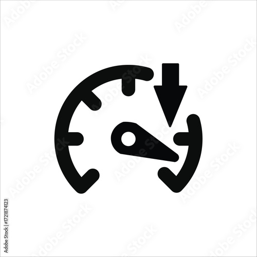 accelerate icons. simple solid vector