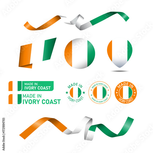 ivory coast flags mega set