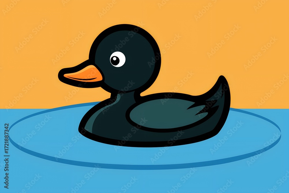 Obraz premium duck and ducklings