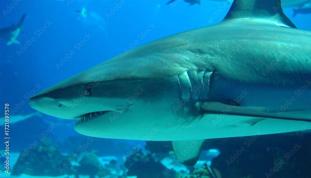 Fototapeta premium Shark in an aquarium