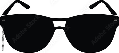  sunglasses vector, shade glasses silhouette illustration  