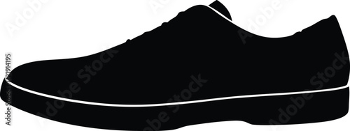  men shoe vector, dress shoe silhouette illustration