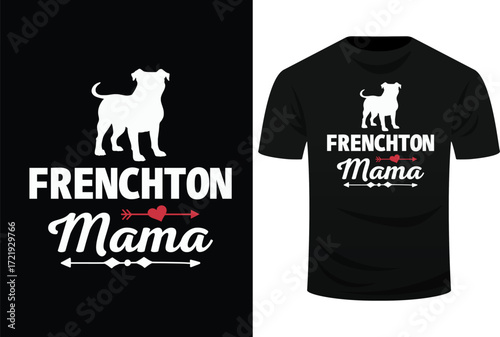 Frenchton Mama funny Dog Mama Best Pet owner Frenchton Mom Svg Design