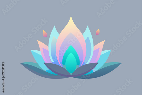 yoga lotus flower