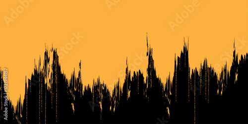 Golden fields of wheat stretch towards a silhouette of a Gothic cathedral at sunset