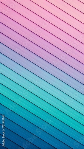 Abstract horizontal striped background with a gradient of vibrant neon colors, from pink and purple to blue and turquoise, creating a modern, clean, and futuristic design.

