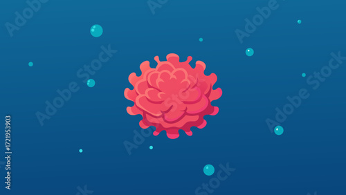 Transparent bubbles float among red rose petals and water drops under a bright sunTransparent bubbles float among red rose petals and water drops under a bright sun