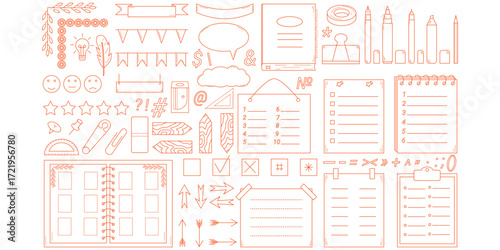 Complex scientific diagram with chemical formulas and graphs illustrating scientific concepts isolated on white background