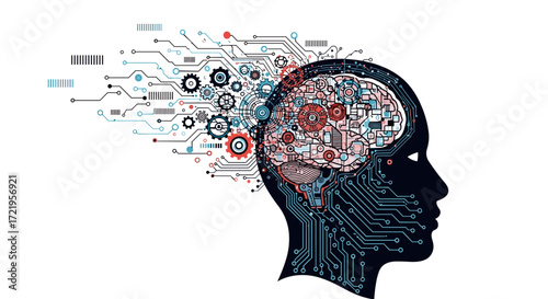 The intricate connection between artificial intelligence and the human brain a groundbreaking exploration of cognitive processes and machine learning.