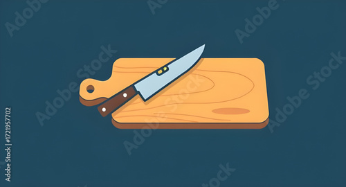 knife cartoon with cutting board, food preparation doodle, kitchenware cartoon drawing, cartoon chopping surface, wooden cartoon cutting surface, slicing tool cartoon, cooking board icon, chopping boa